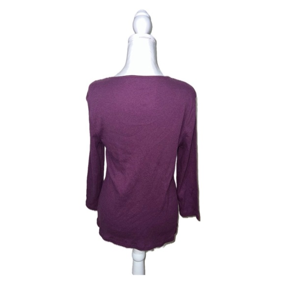 *SOLD* Vintage Y2K Long Sleeve Ribbed Henley Top - Picture 8 of 10